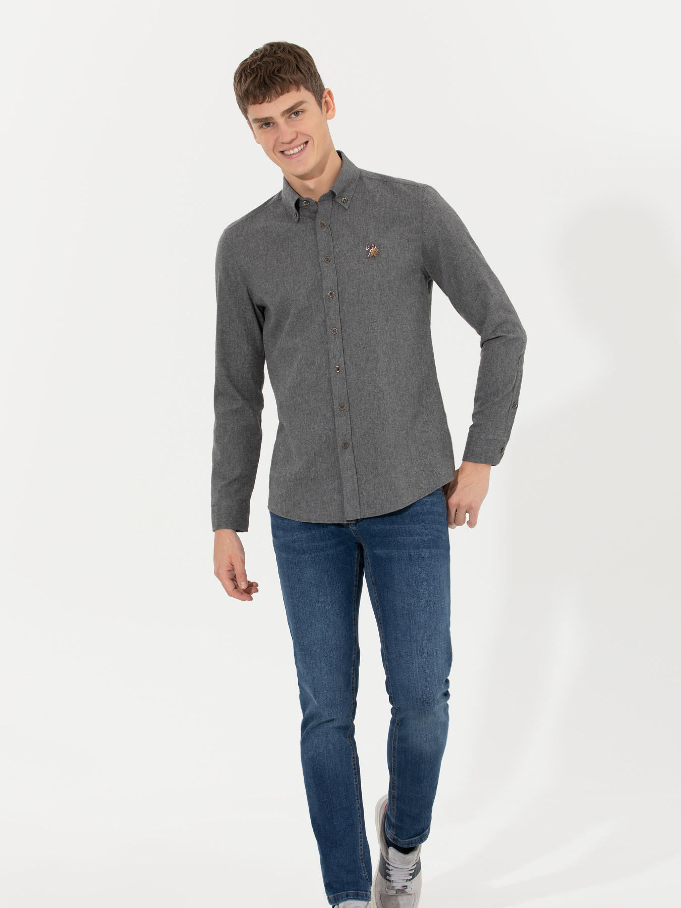 Рубашка US Polo модель G081SZ004.000.1450251.VR006 Фото