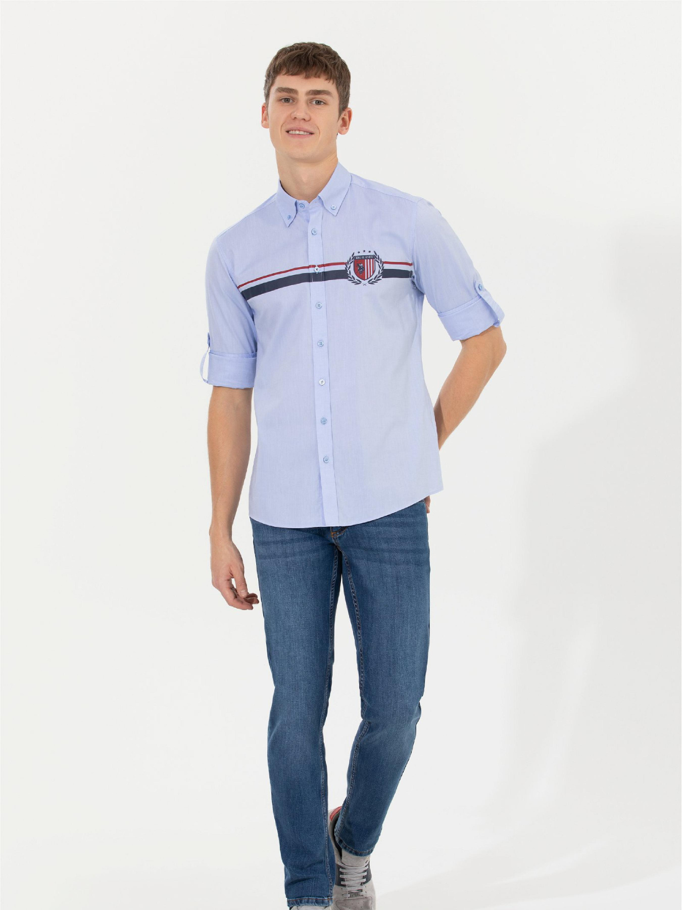 Зауженные джинсы US Polo модель G081SZ080.000.1452669.DN0023 Фото