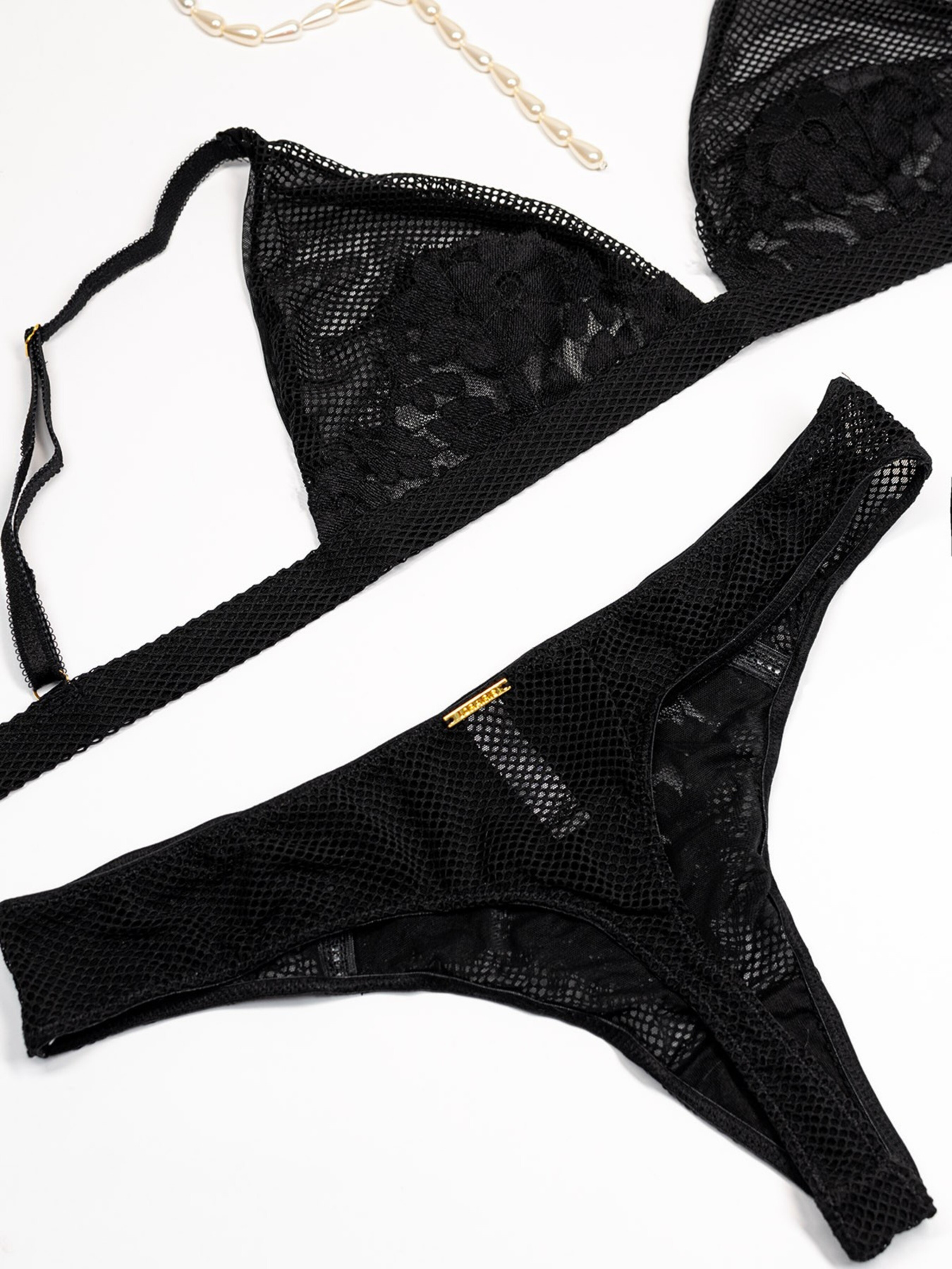 Комплект білизни ISSA Plus модель 4559_black Фото