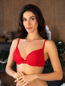 Бюстгальтер ISSA Plus модель BL2-559_красный Фото