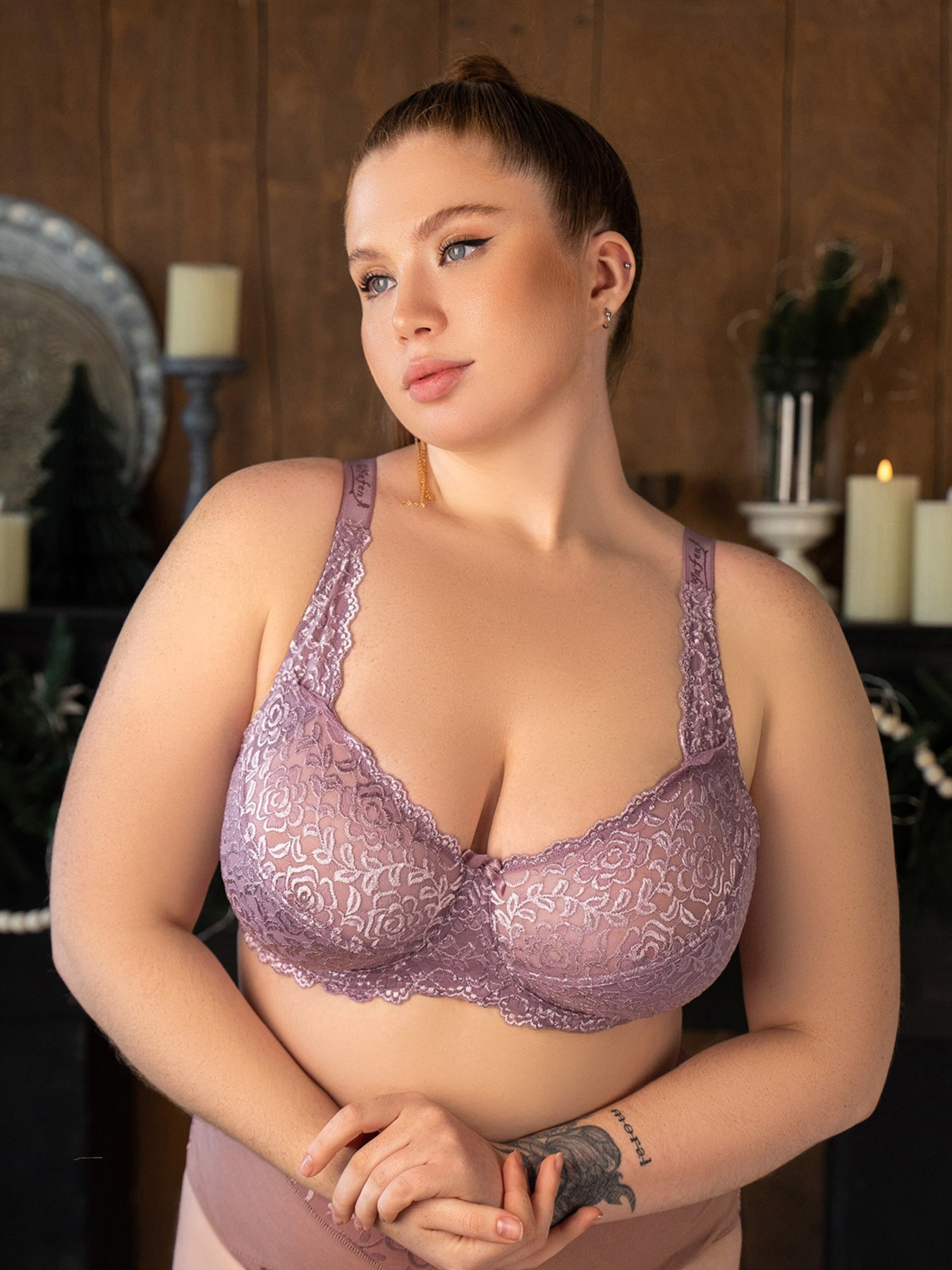 Бюстгальтер ISSA Plus модель BL2-564_lilac Фото