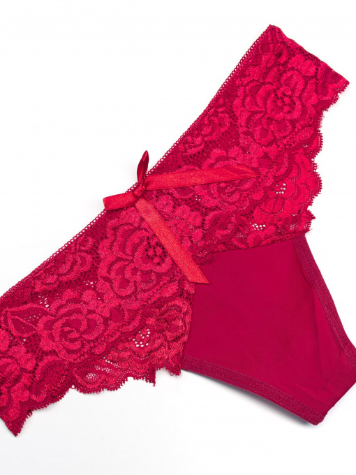 Трусы ISSA Plus модель BL2-588_burgundy Фото