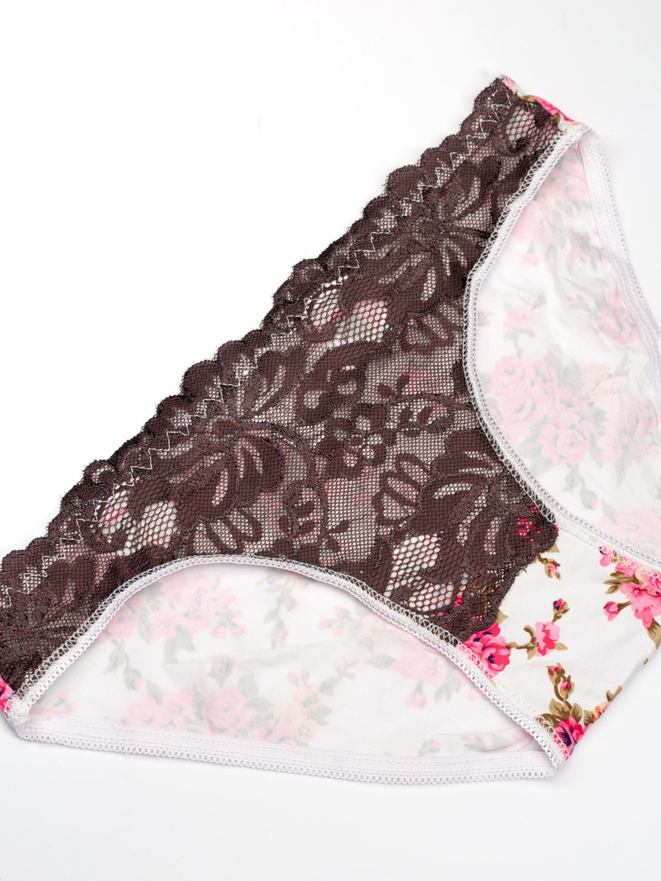 Трусы ISSA Plus модель BL2-662_whitebrown Фото