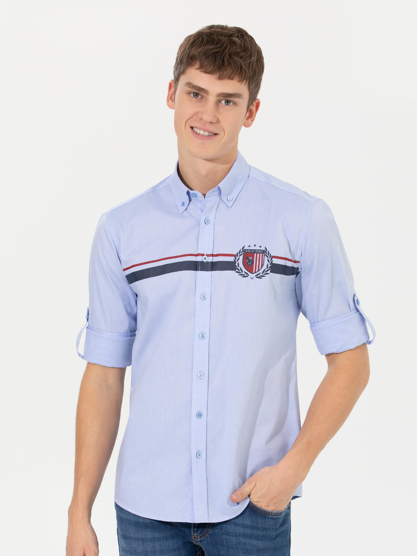 Рубашка US Polo модель G081SZ004.000.1461369.VR036 Фото