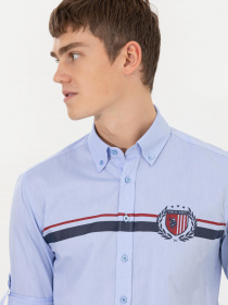 Рубашка повседневная US Polo модель G081SZ004.000.1461369.VR036 Фото