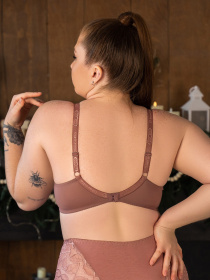 Бюстгальтер ISSA Plus модель BL2-598_darkpink Фото