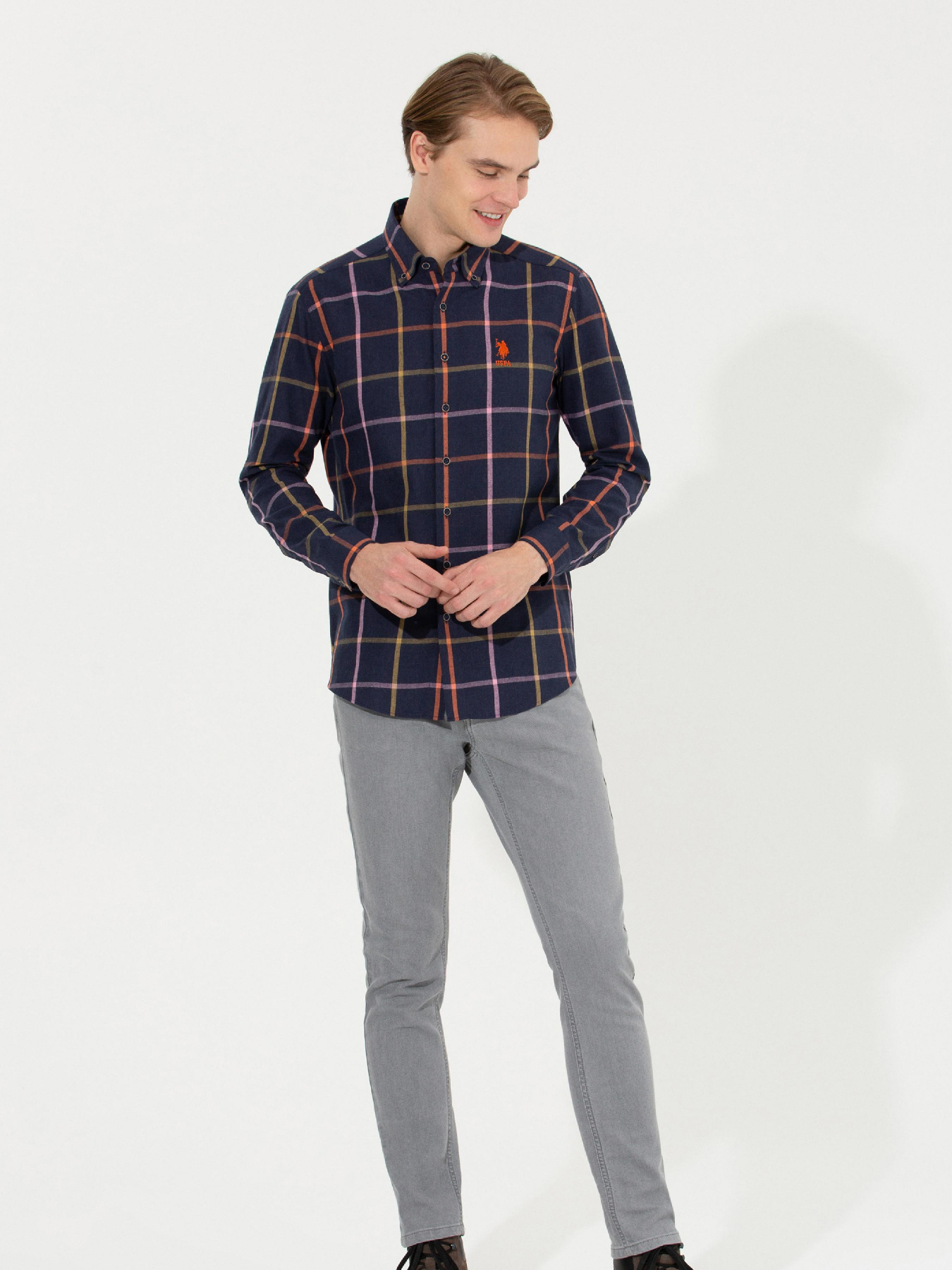 Рубашка US Polo модель G081SZ004.000.1461535.VR033 Фото