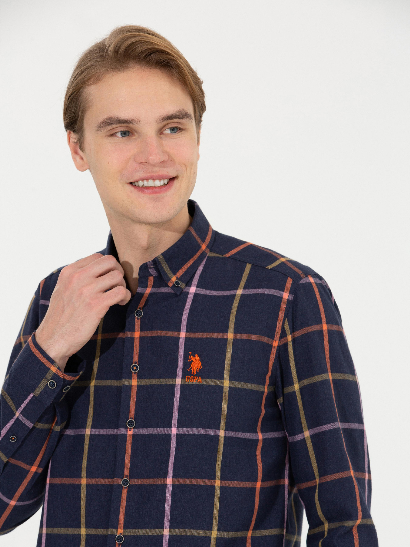 Рубашка повседневная US Polo модель G081SZ004.000.1461535.VR033 Фото