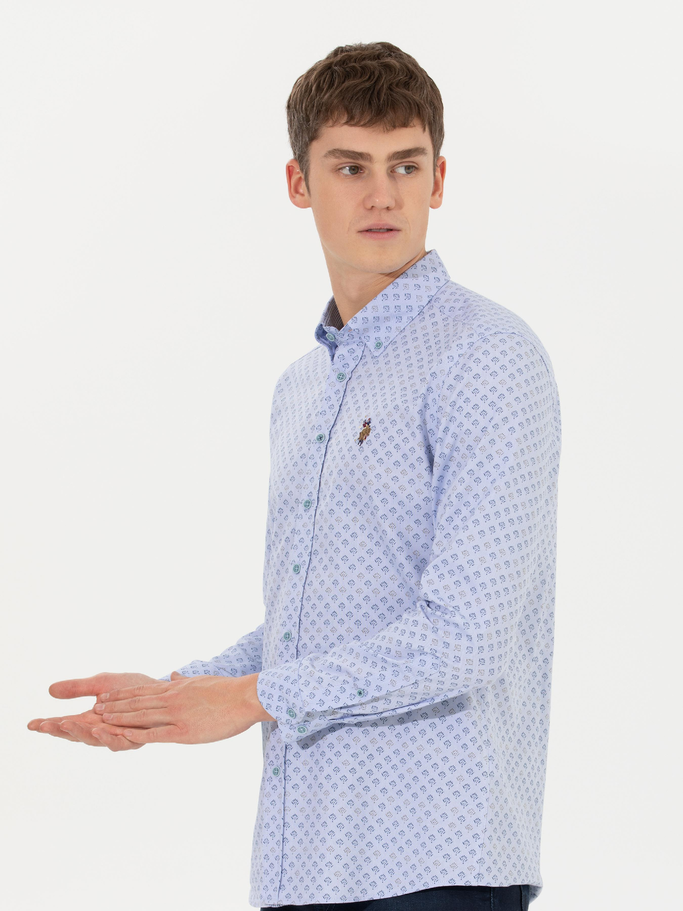 Сорочка повсякденна US Polo модель G081SZ004.000.1461711.VR036 Фото