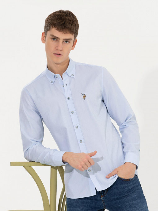Рубашка повседневная US Polo модель G081SZ004.000.1450307.VR003 Фото