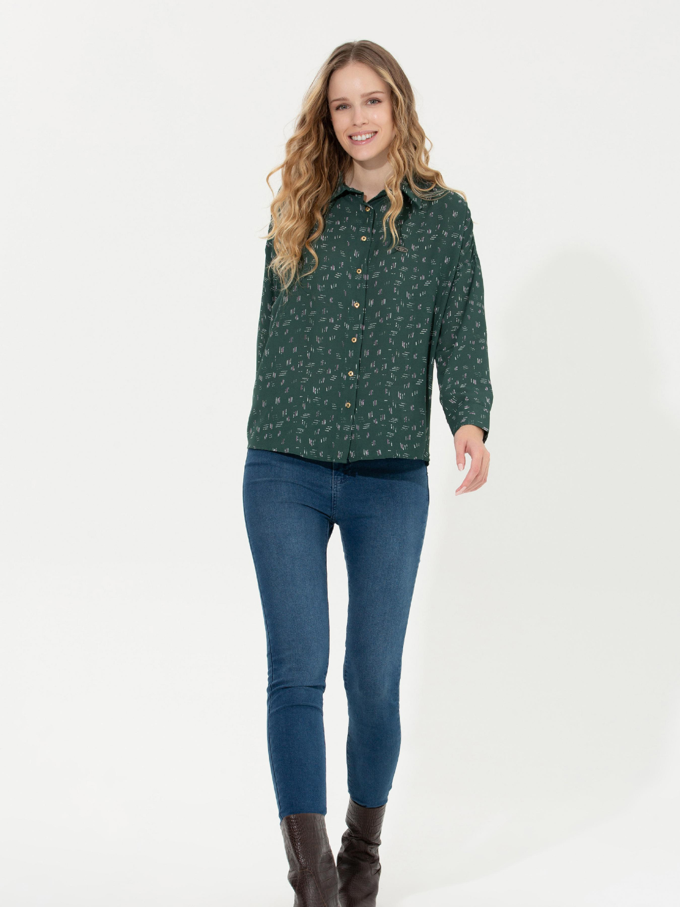 Рубашка повседневная US Polo модель G082SZ004.000.1460878.VR054 Фото