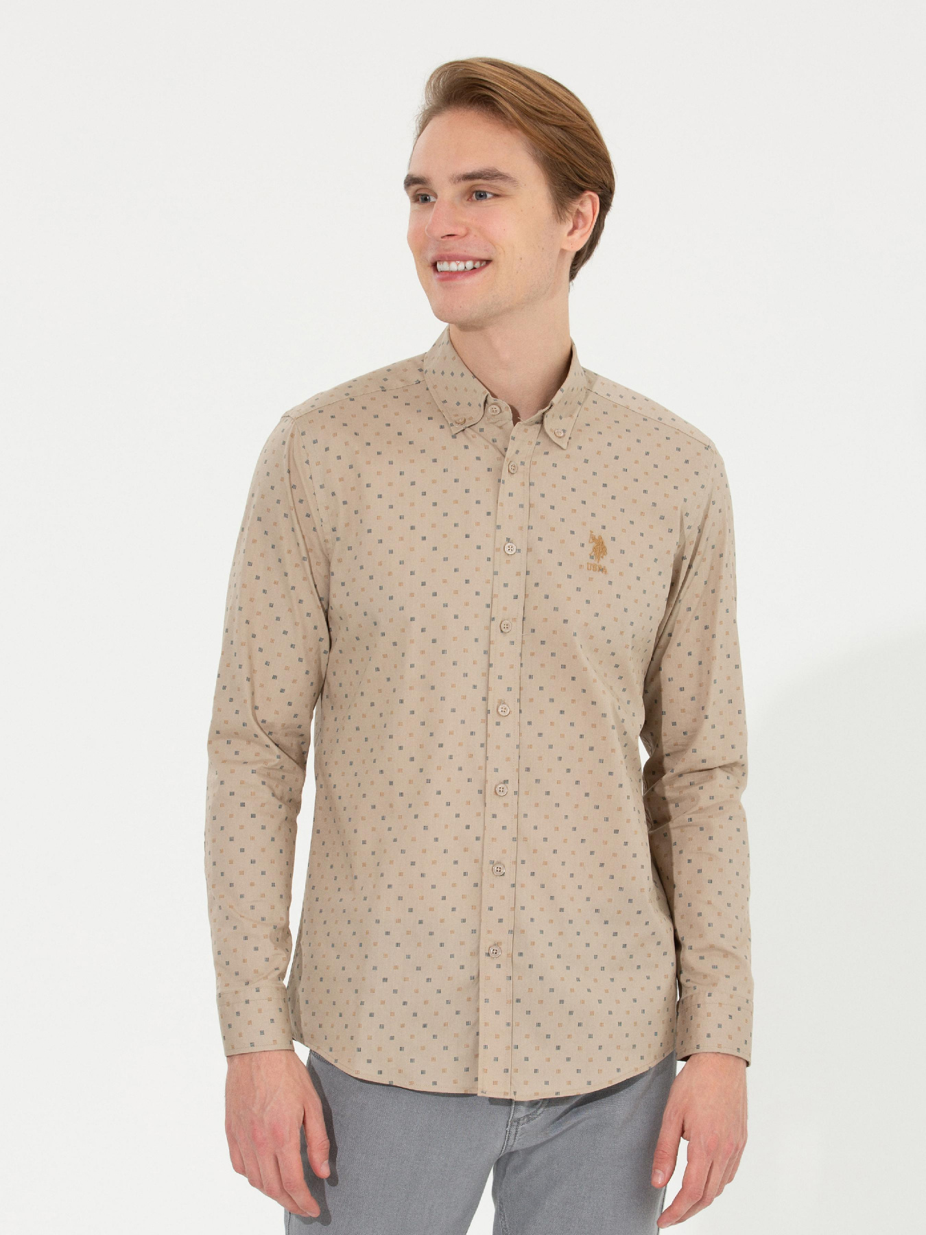 Рубашка повседневная US Polo модель G081GL004.000.1450152.VR049 Рубашка повседневная US Polo модель G081GL004.000.1450152.VR049 Фото