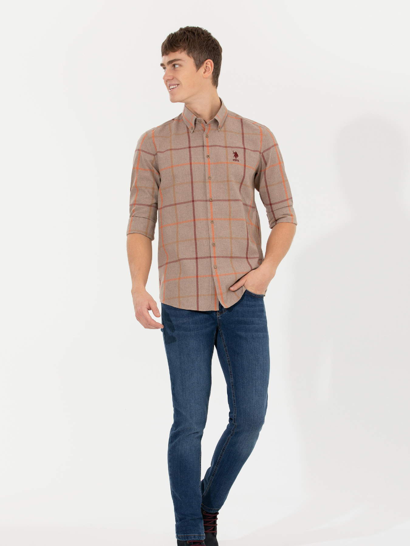 Рубашка US Polo модель G081SZ004.000.1461535.VR049 Фото