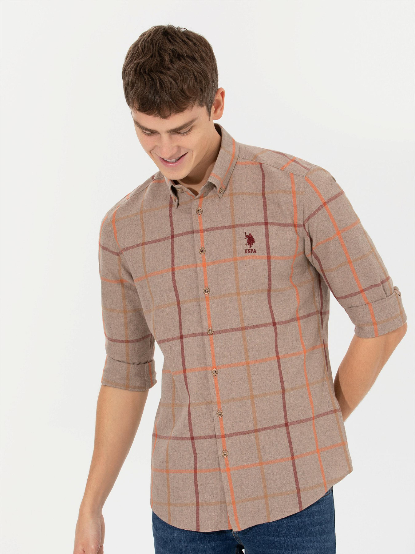 Рубашка US Polo модель G081SZ004.000.1461535.VR049 Фото