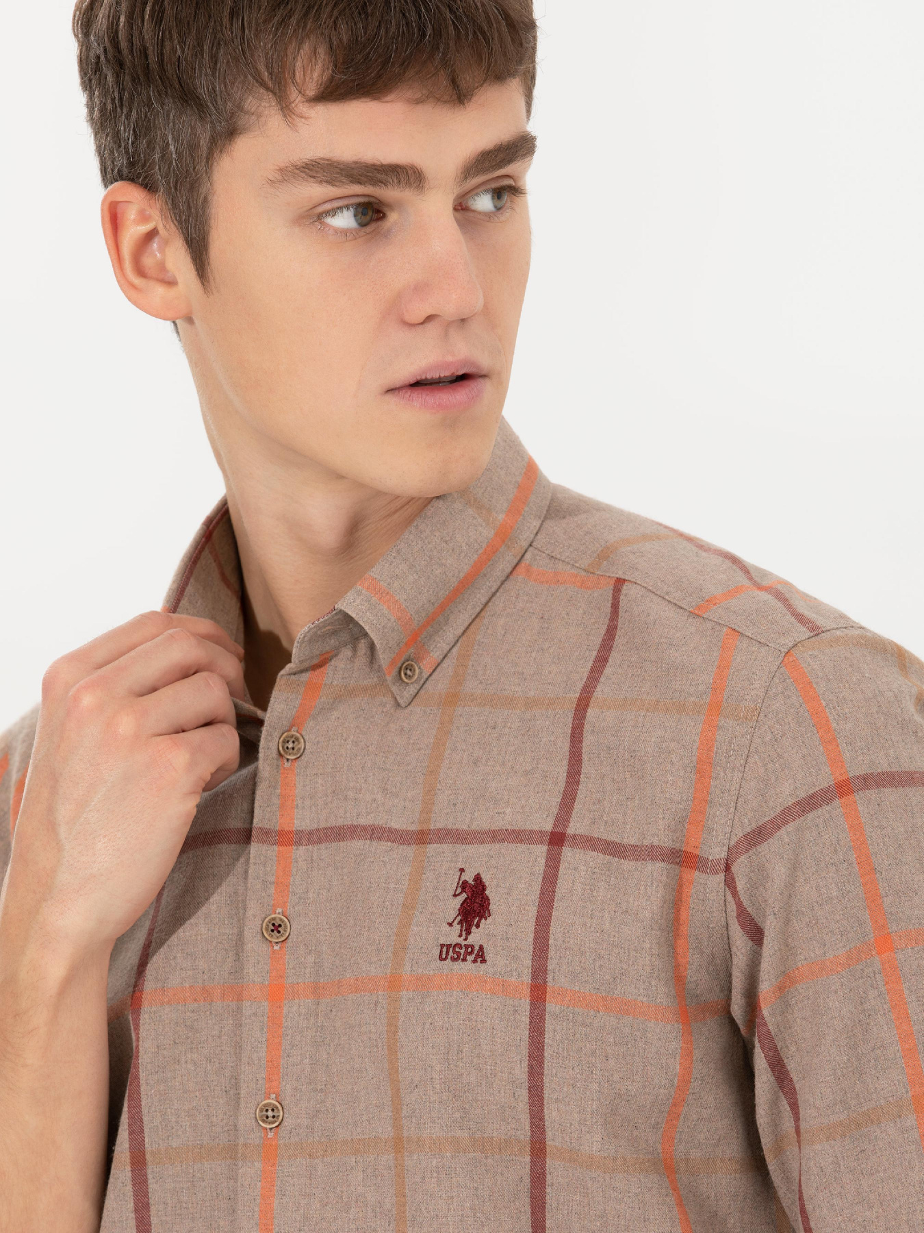 Рубашка повседневная US Polo модель G081SZ004.000.1461535.VR049 Фото