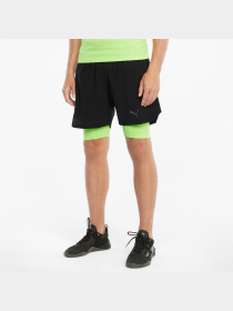 Шорты спортивные PUMA Train Evoknit 5" 2in1 Short модель 520869 Фото