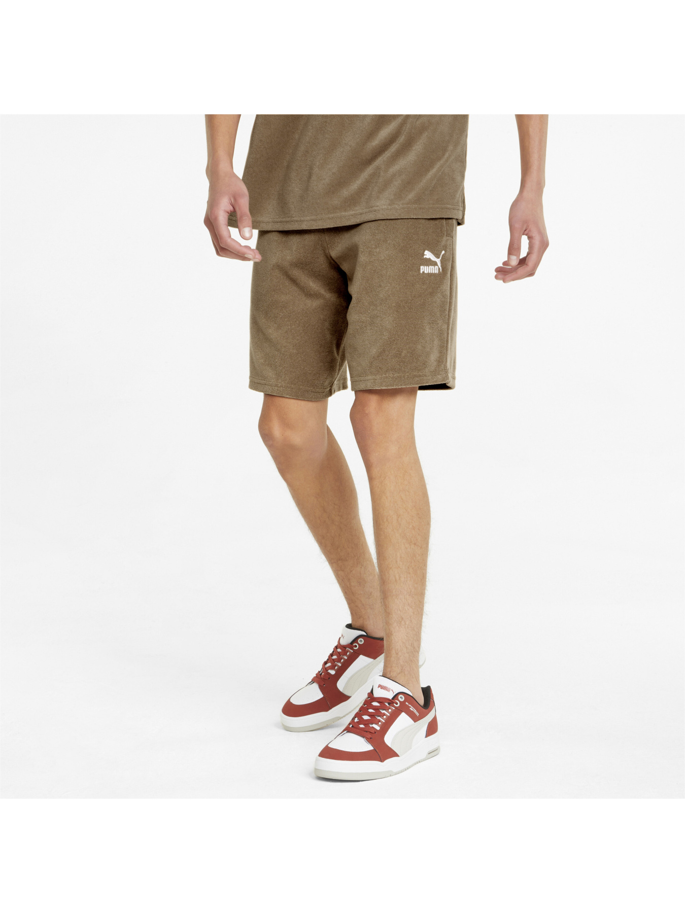 Спортивні шорти PUMA Classics Toweling Shorts модель 533581 Спортивні шорти PUMA Classics Toweling Shorts модель 533581 Фото
