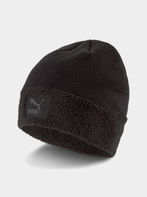 Шапка PUMA Classic Cuff Sherpa Beanie модель 023448 Фото