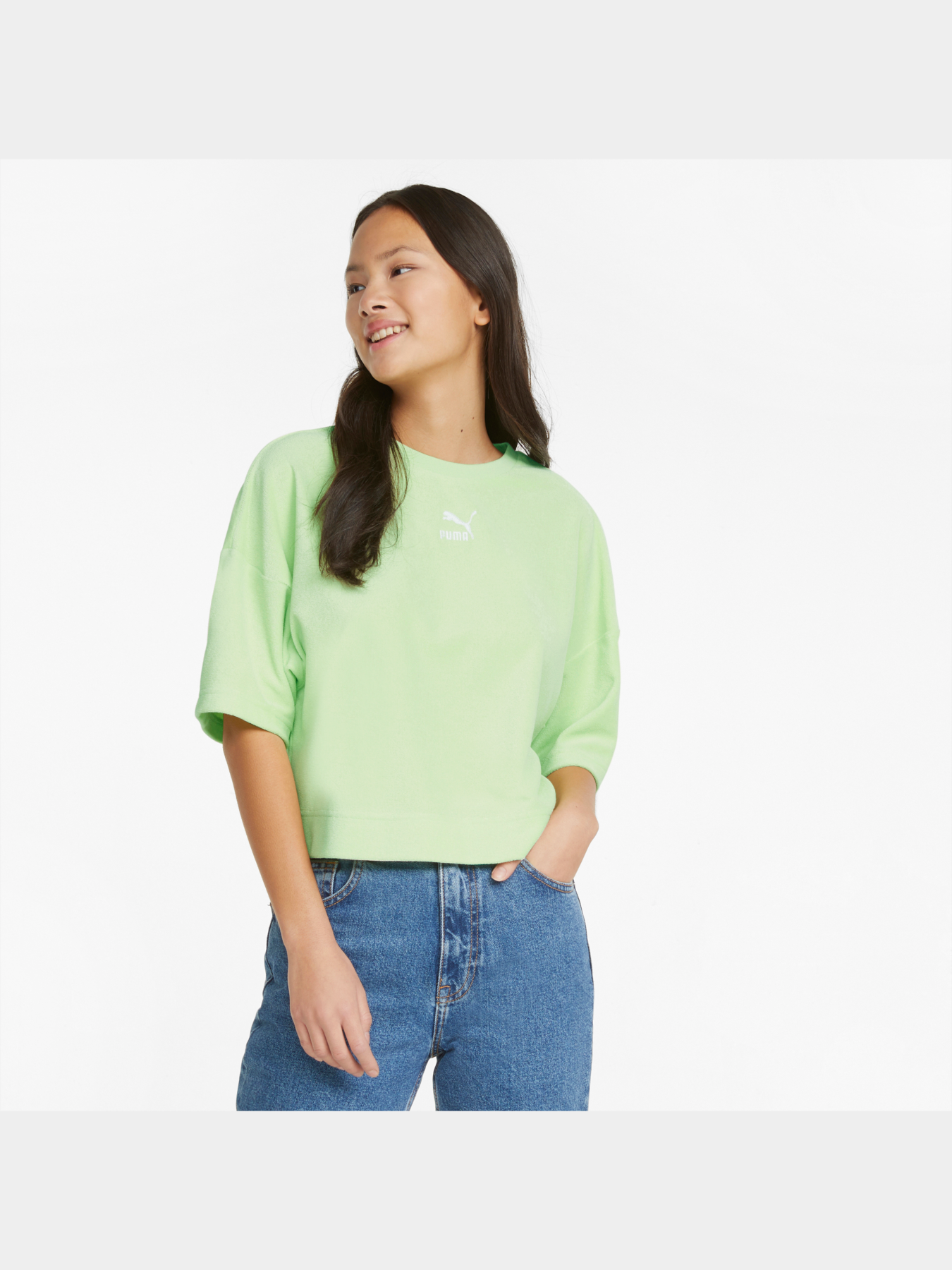 Футболка PUMA Classics Toweling Tee модель 533516 Фото