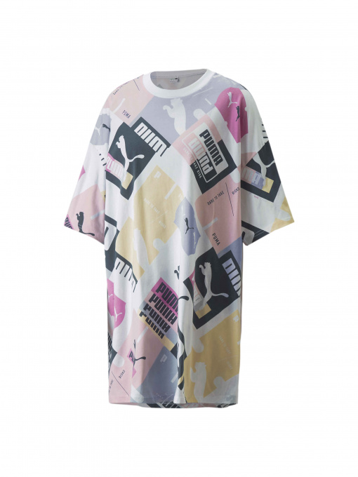 Платье-футболка PUMA Brand Love Tee Dress модель 534467 Фото