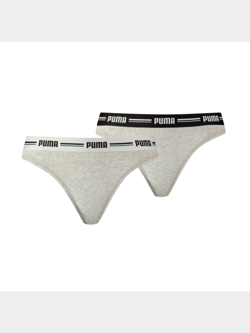 Трусы PUMA Iconic String 2p Packed модель 907066 Фото