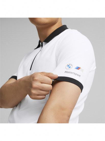 Поло PUMA Bmw Mms Zip Polo модель 535870 — фото 3 - INTERTOP