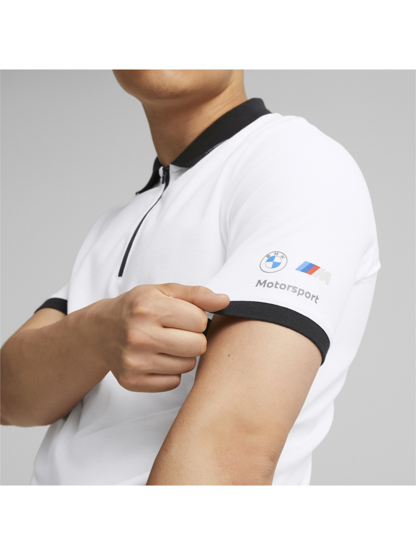 Поло PUMA Bmw Mms Zip Polo модель 535870 Поло PUMA Bmw Mms Zip Polo модель 535870 Фото