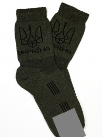 Носки ISSA Plus модель GNS-171_khakiblack Фото