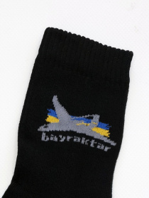 Носки ISSA Plus модель GNS-187_black Носки ISSA Plus модель GNS-187_black Фото