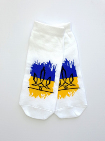 Шкарпетки ISSA Plus модель GNS-191_white Шкарпетки ISSA Plus модель GNS-191_white Фото