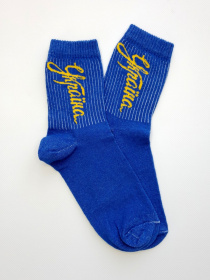 Носки ISSA Plus модель NS-179_blue Фото