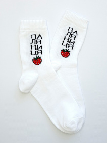 Носки ISSA Plus модель NS-197_white Носки ISSA Plus модель NS-197_white Фото