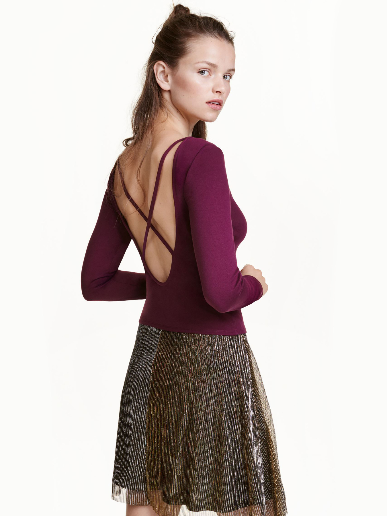 Лонгслив H&M модель 10040476 Лонгслив H&M модель 10040476 Фото