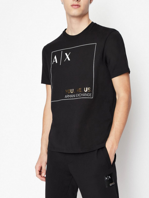 Футболкалар мен поло жейделер Armani Exchange үлгі 6LZTAY-ZJFCZ-1200 Фото