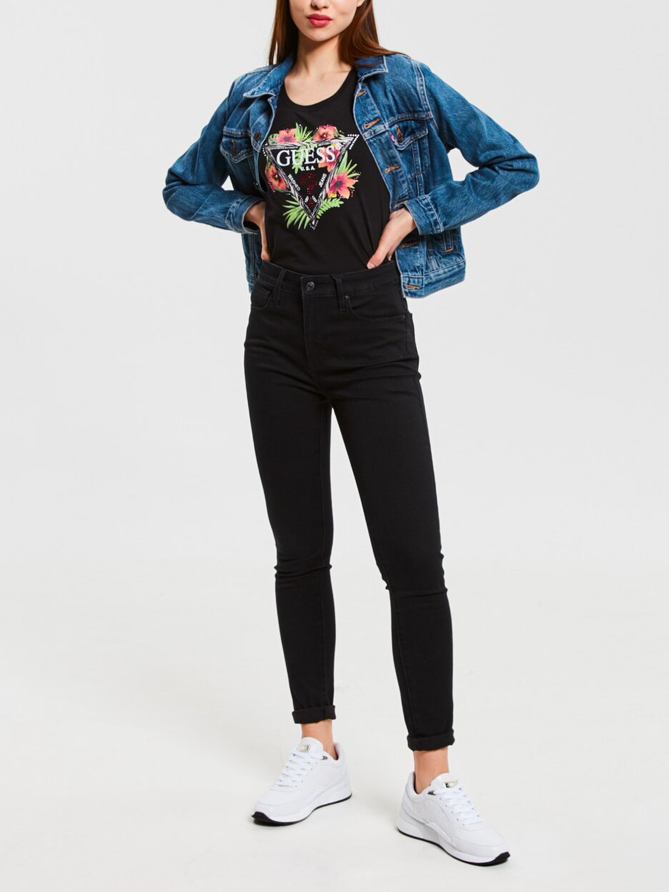 Футболки и поло GUESS модель W1GI0N-J1311-JBLK Фото