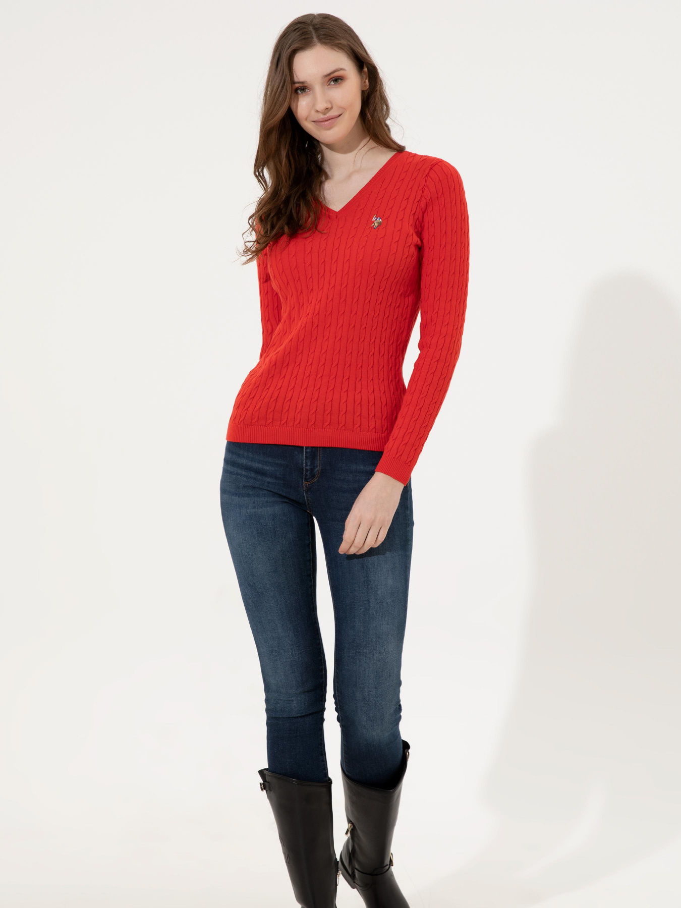 Джемпер US Polo модель G082SZ0TK.000.1430184.VR030 Фото