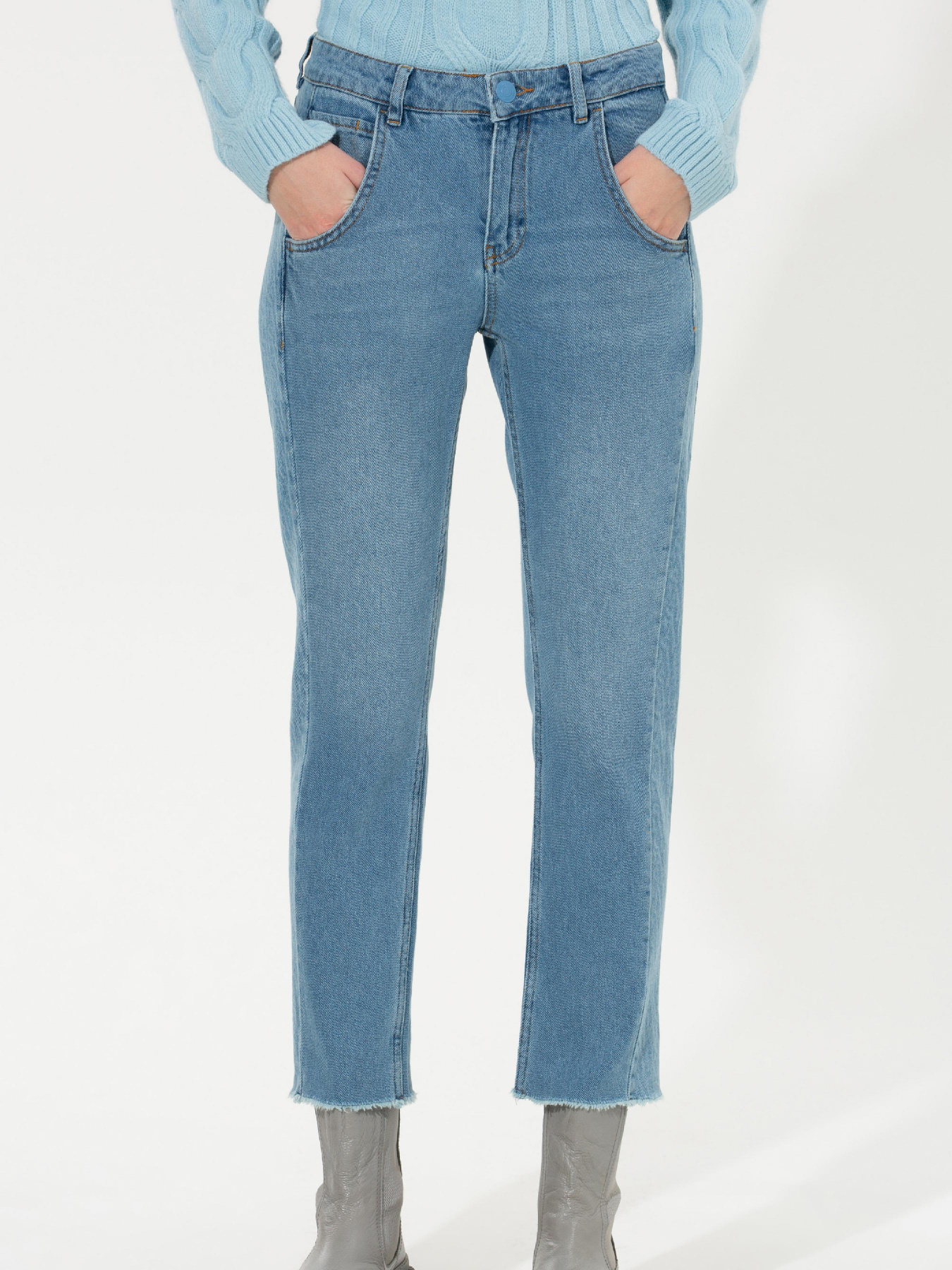 Джинсы мом US Polo модель G082SZ080.000.1467952.DN0023 Фото