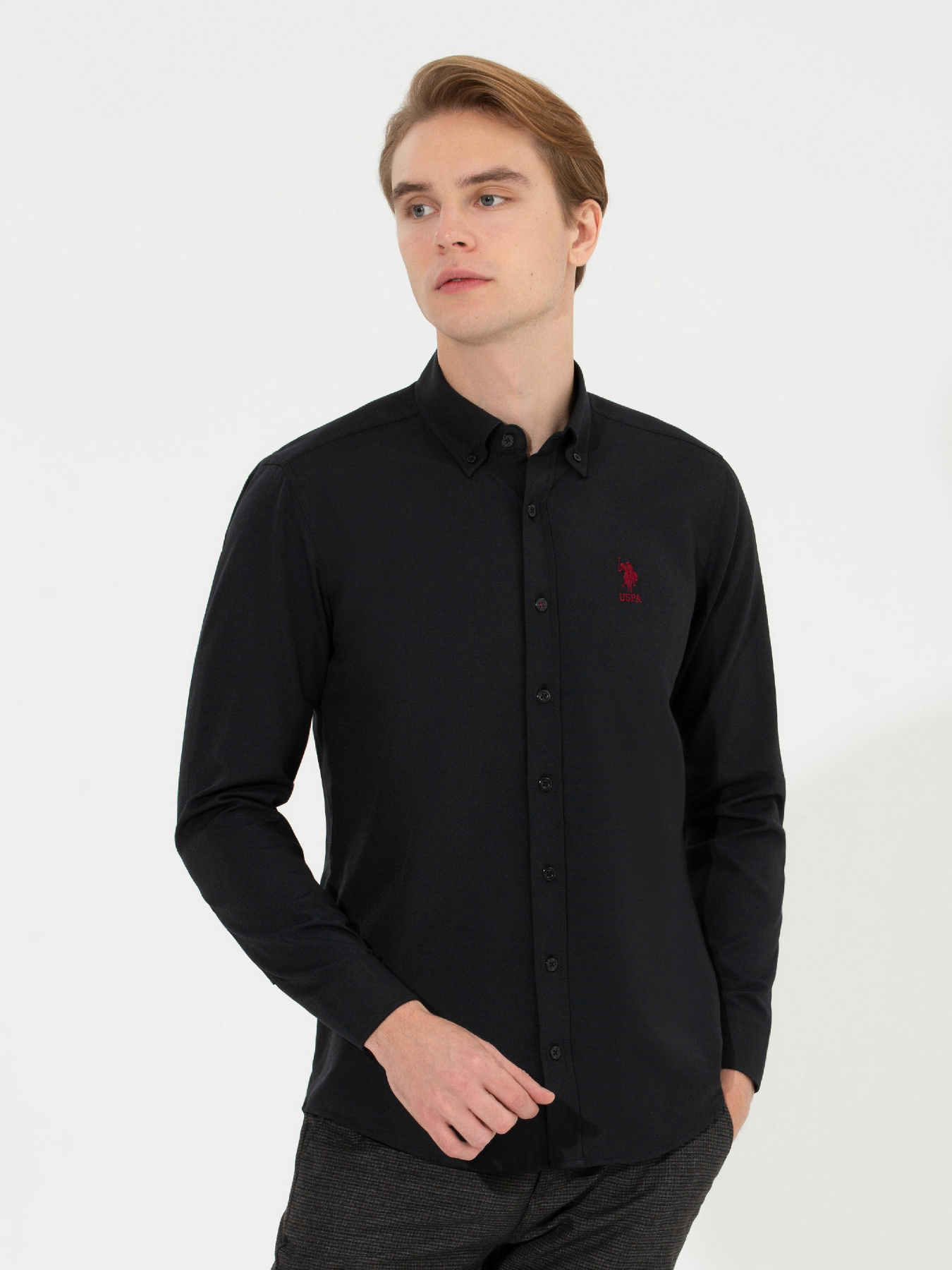 Рубашка US Polo модель G081GL004.000.1450315.VR046 Фото