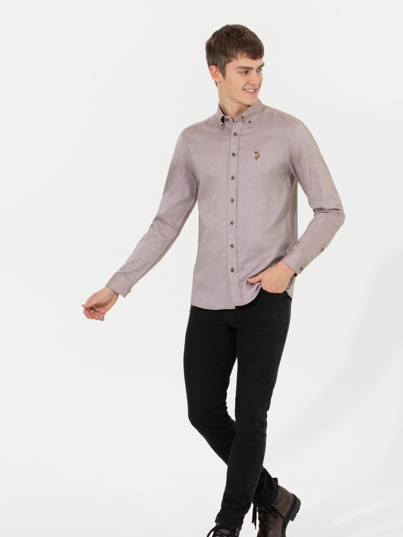 Рубашка US Polo модель G081SZ004.000.1450261.VR153 Фото