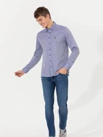 Рубашка повседневная US Polo модель G081SZ004.000.1450307.VR033 Фото