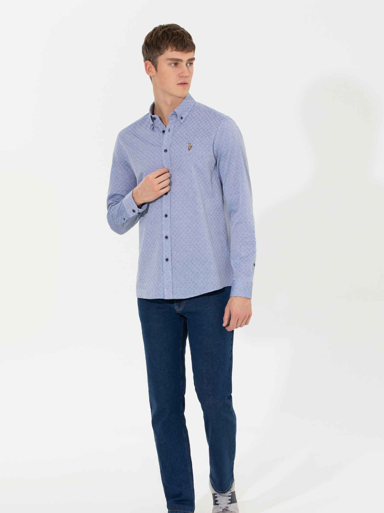 Зауженные джинсы US Polo модель G081GL080.000.1468821.DN0022 Фото