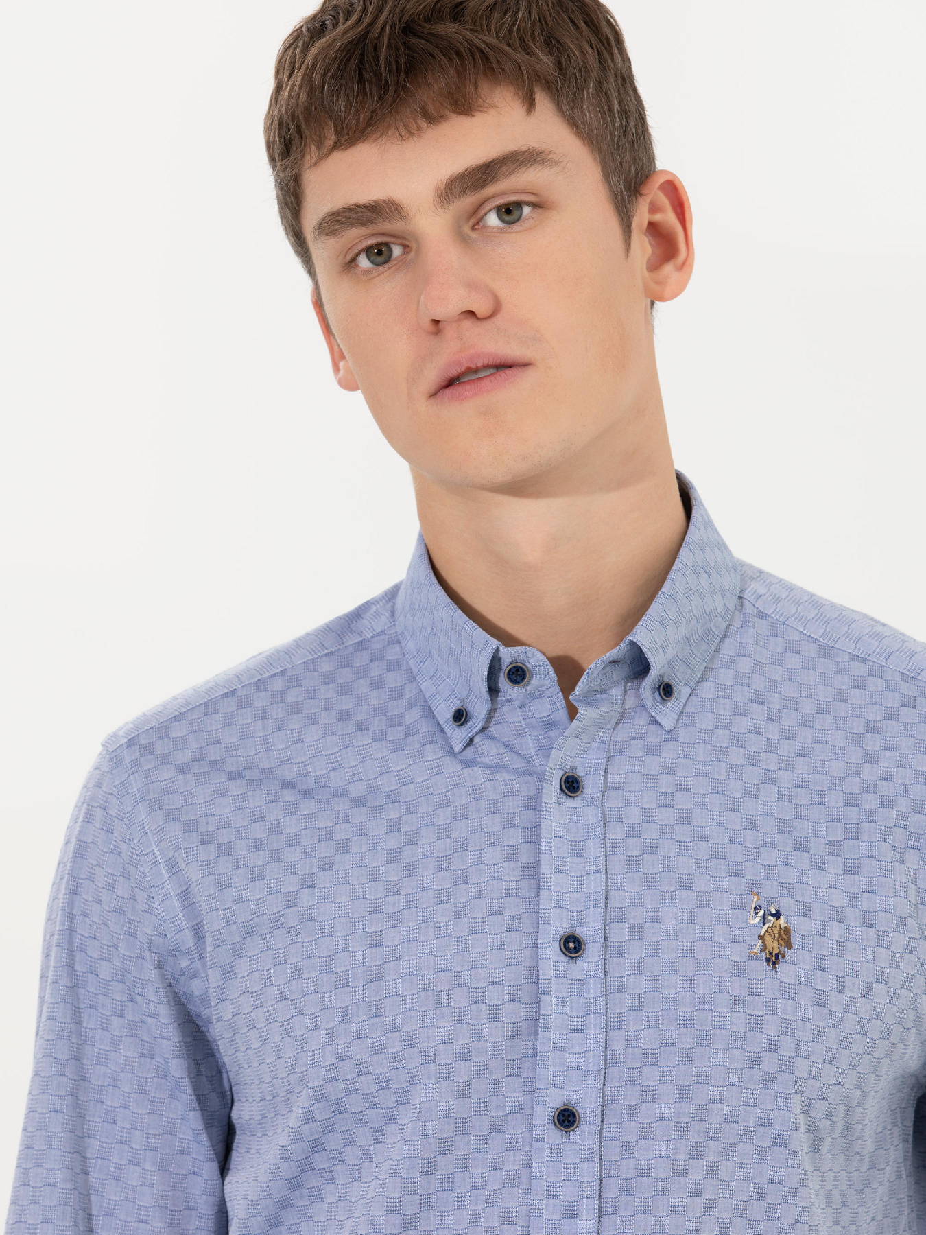 Рубашка US Polo модель G081SZ004.000.1461606.VR212 Фото