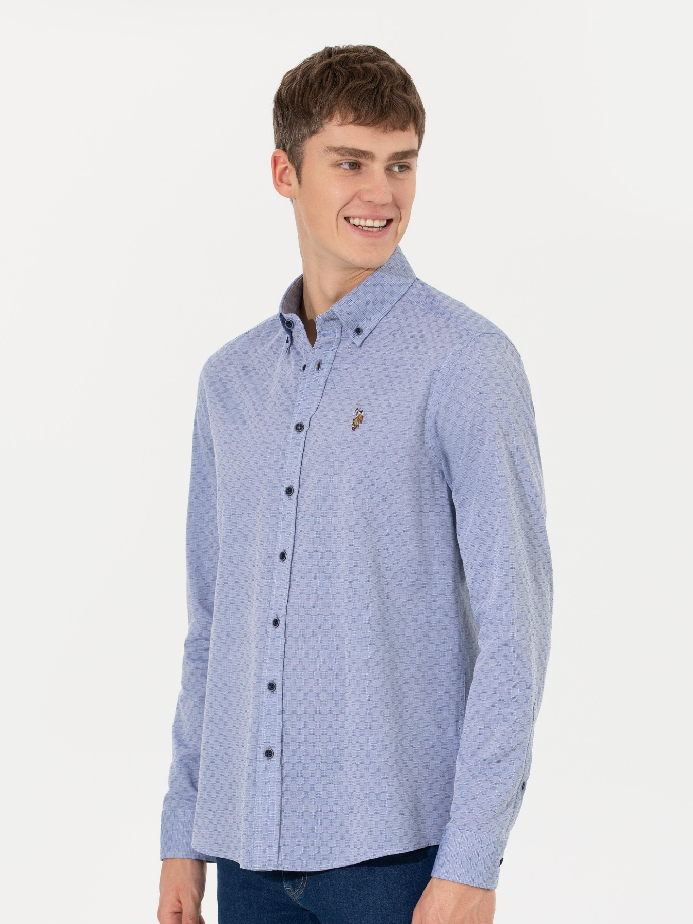 Рубашка US Polo модель G081SZ004.000.1461606.VR212 Фото