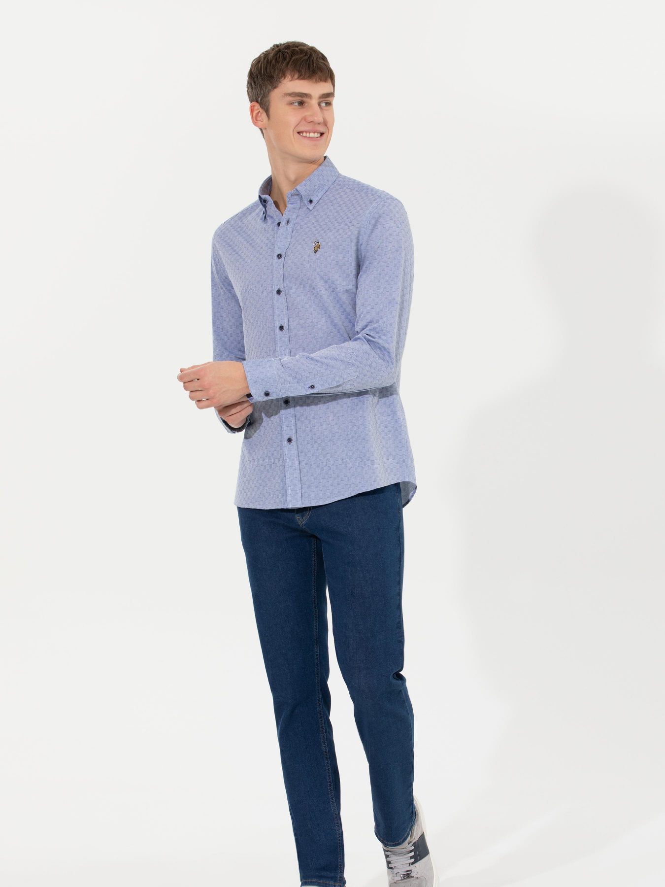 Рубашка US Polo модель G081SZ004.000.1461606.VR212 Фото