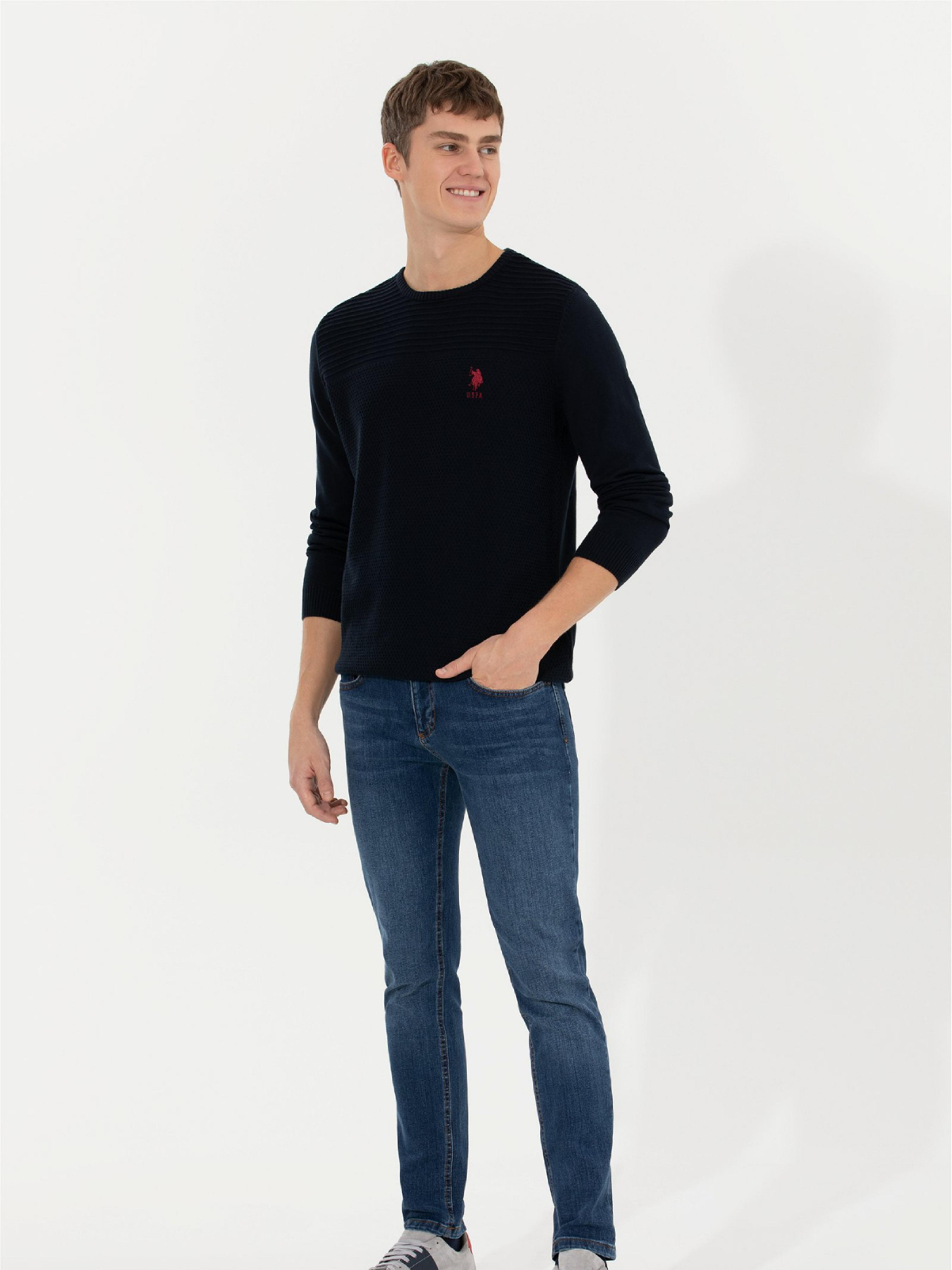 Зауженные джинсы US Polo модель G081SZ080.000.1452645.DN0022 Фото