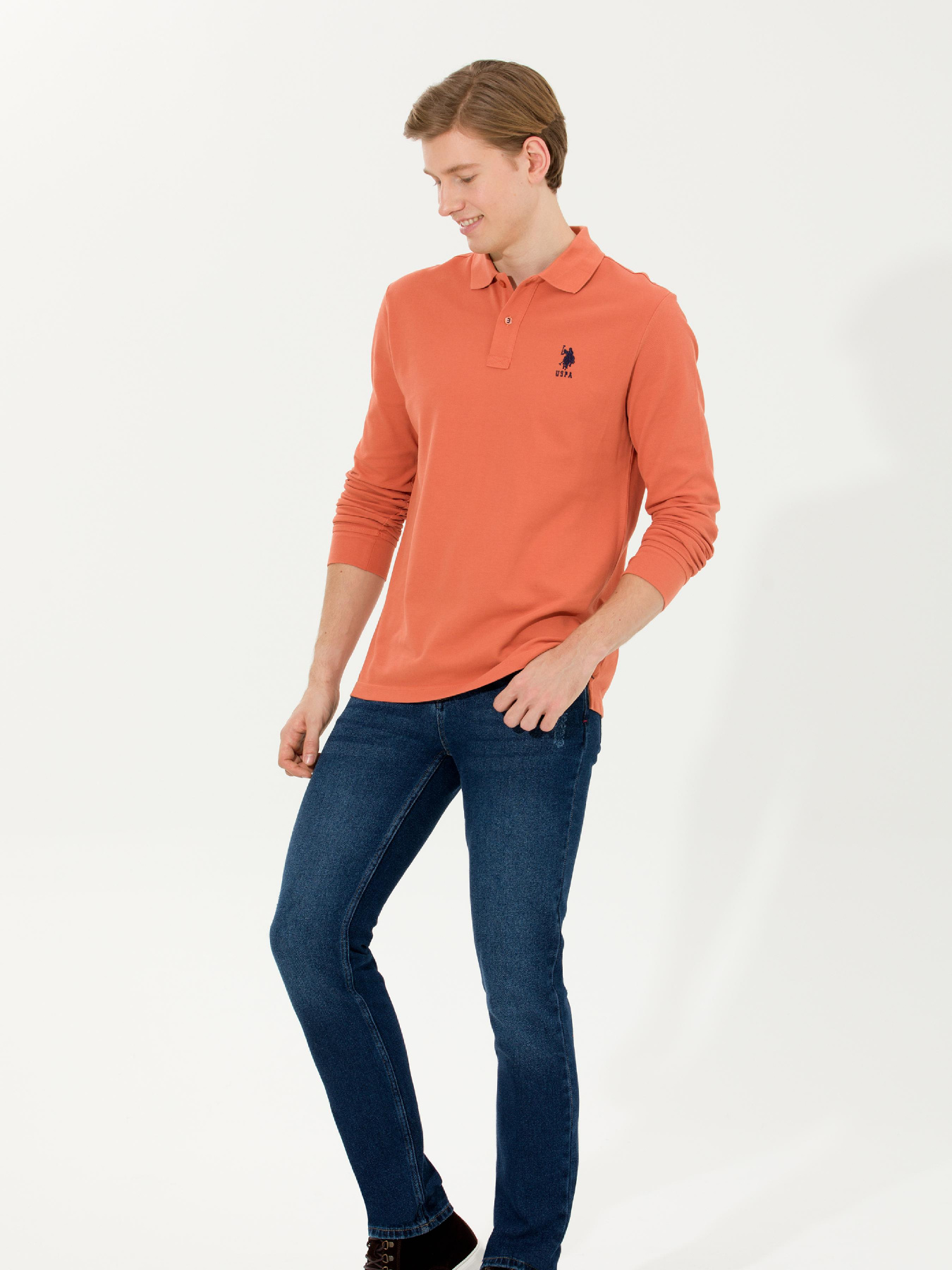 Зауженные джинсы US Polo модель G081SZ080.000.1452733.DN0023 Зауженные джинсы US Polo модель G081SZ080.000.1452733.DN0023 Фото