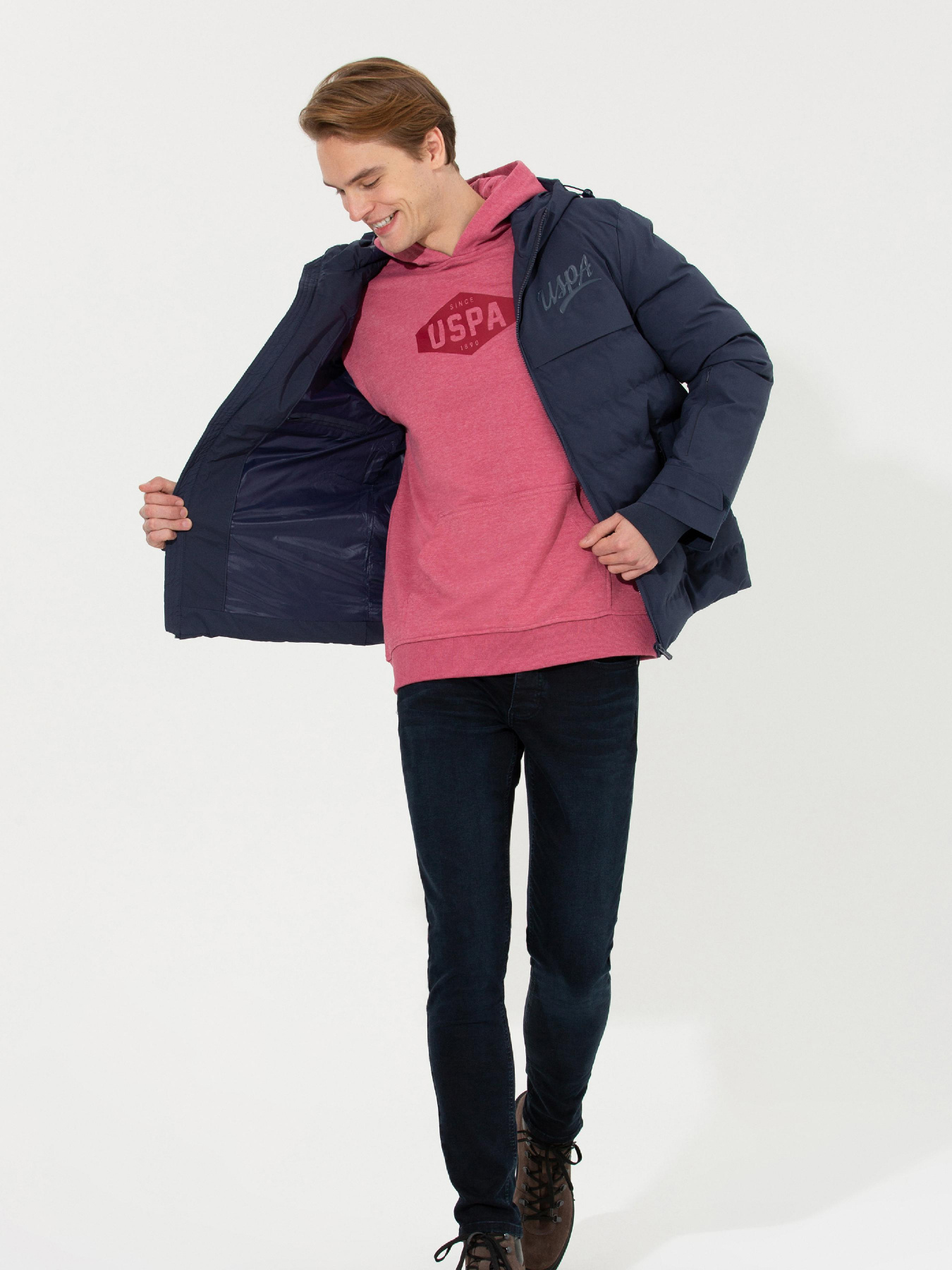 Зимняя куртка US Polo модель G081SZ0MS.000.1479081.VR033 Зимняя куртка US Polo модель G081SZ0MS.000.1479081.VR033 Фото