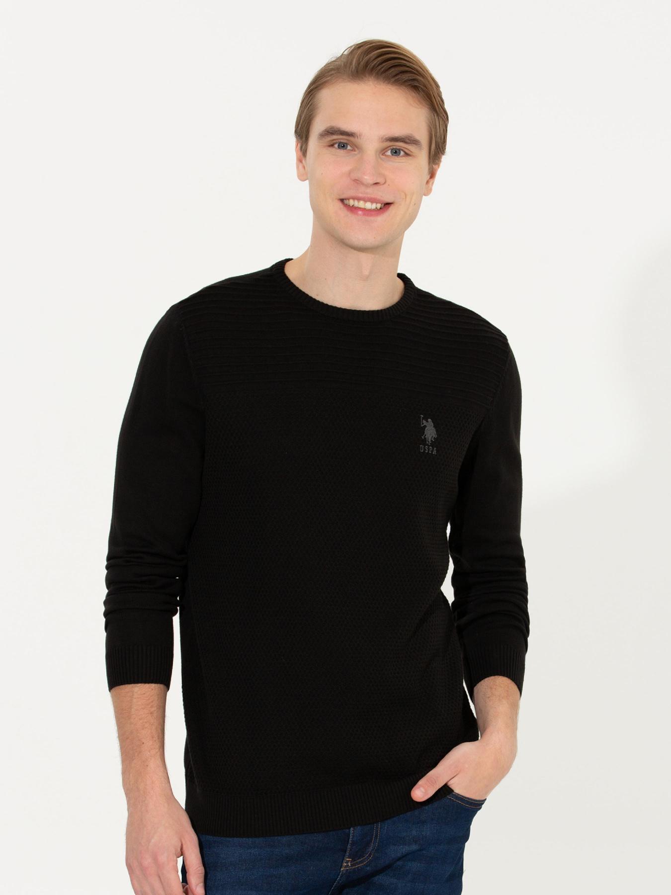 Джемпер US Polo модель G081GL0TK.000.1429112.VR046 Фото