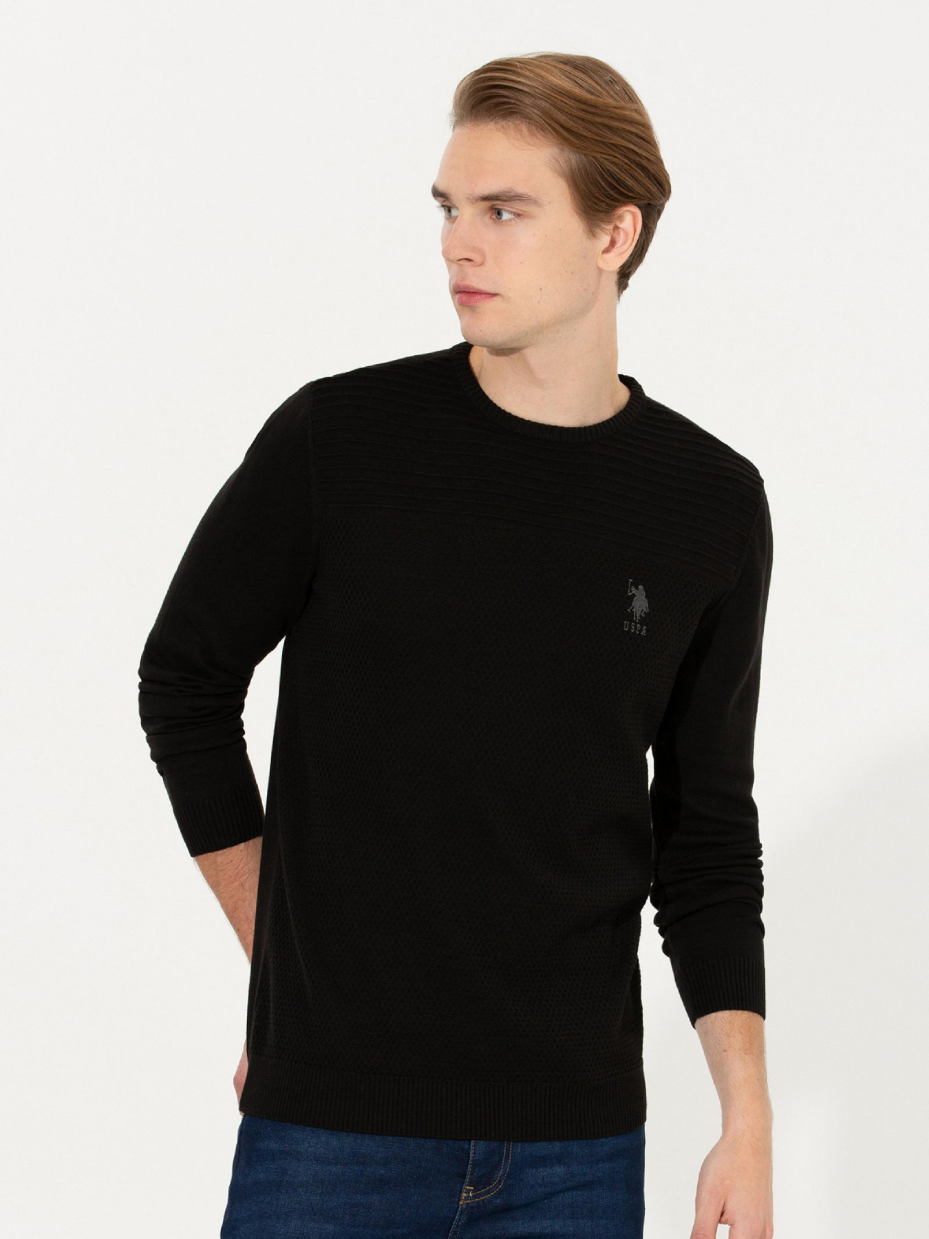 Джемпер US Polo модель G081GL0TK.000.1429112.VR046 Джемпер US Polo модель G081GL0TK.000.1429112.VR046 Фото