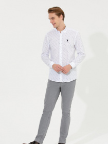 Рубашка повседневная US Polo модель G081GL004.000.1450152.VR013 Фото